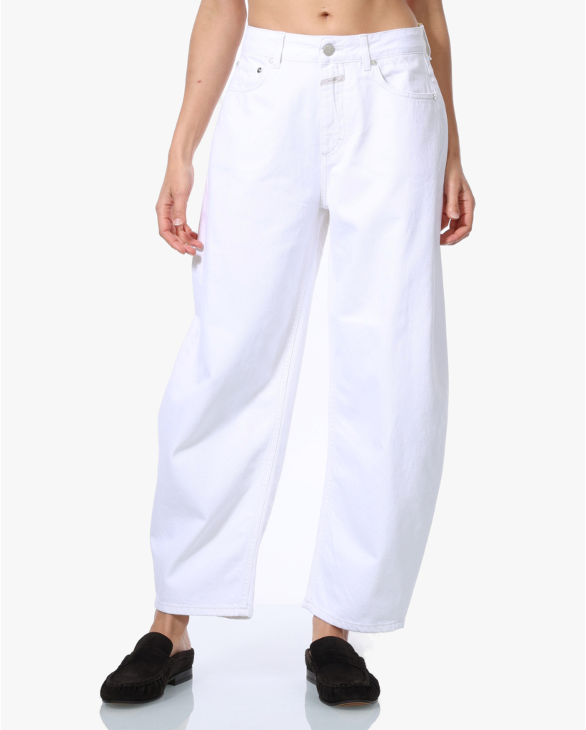 Jazzie Barrel Jeans Ivory L32