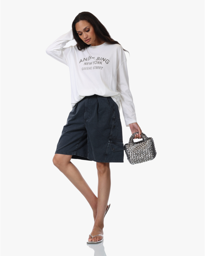 Ivan Longsleeve met Print Ivory