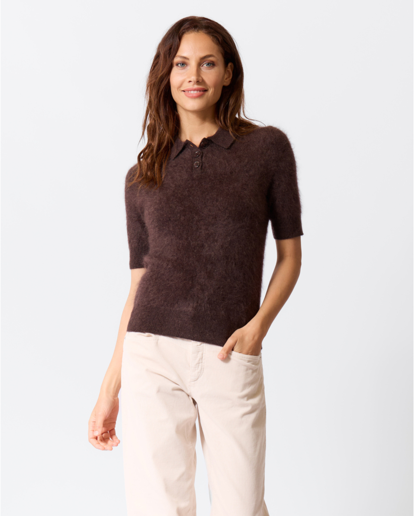 Margot Cashmere T-shirt Brownie