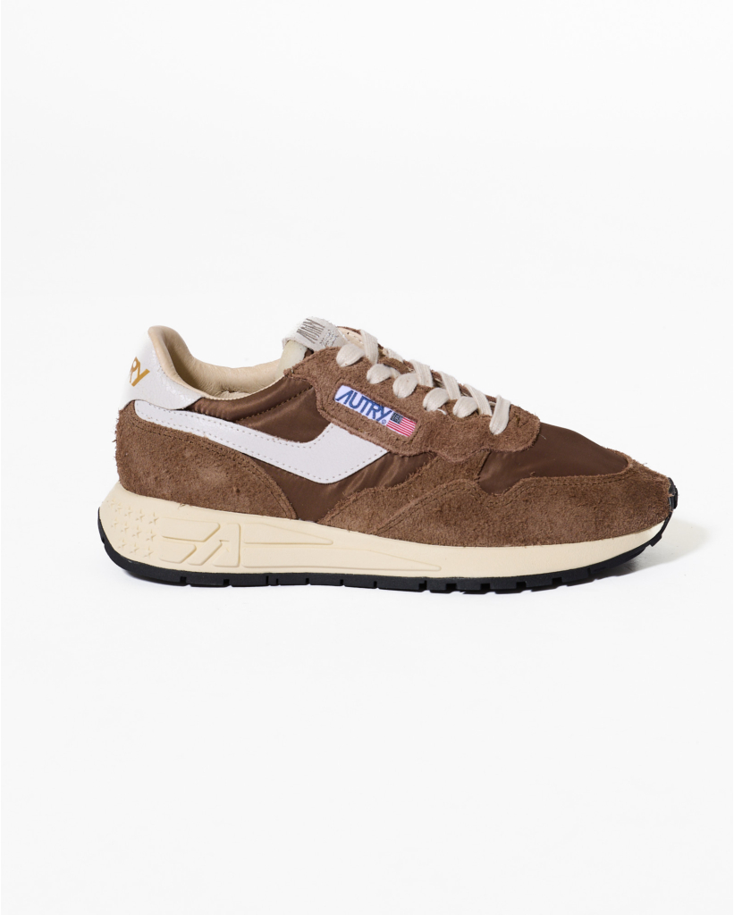 Reelwind Nylon/Suede Sneaker White/Tundra