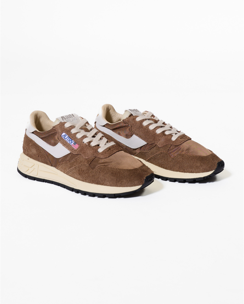 Reelwind Nylon/Suede Sneaker White/Tundra
