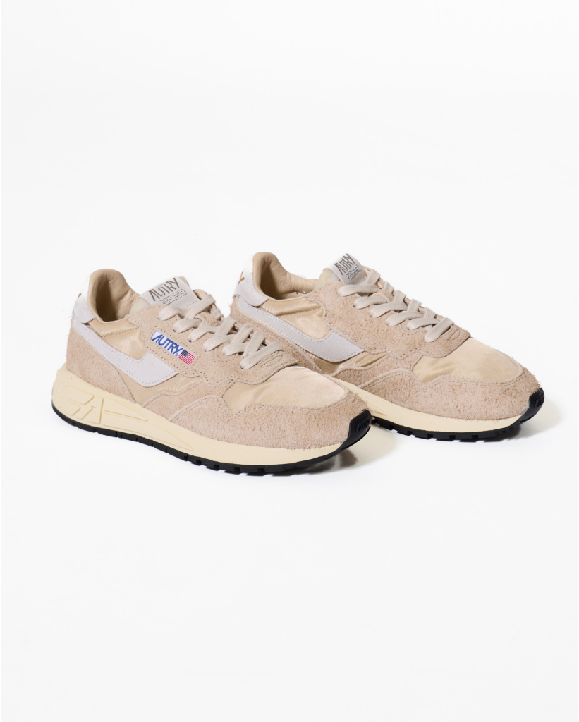 Reelwind Nylon/Suede Sneaker White Pep