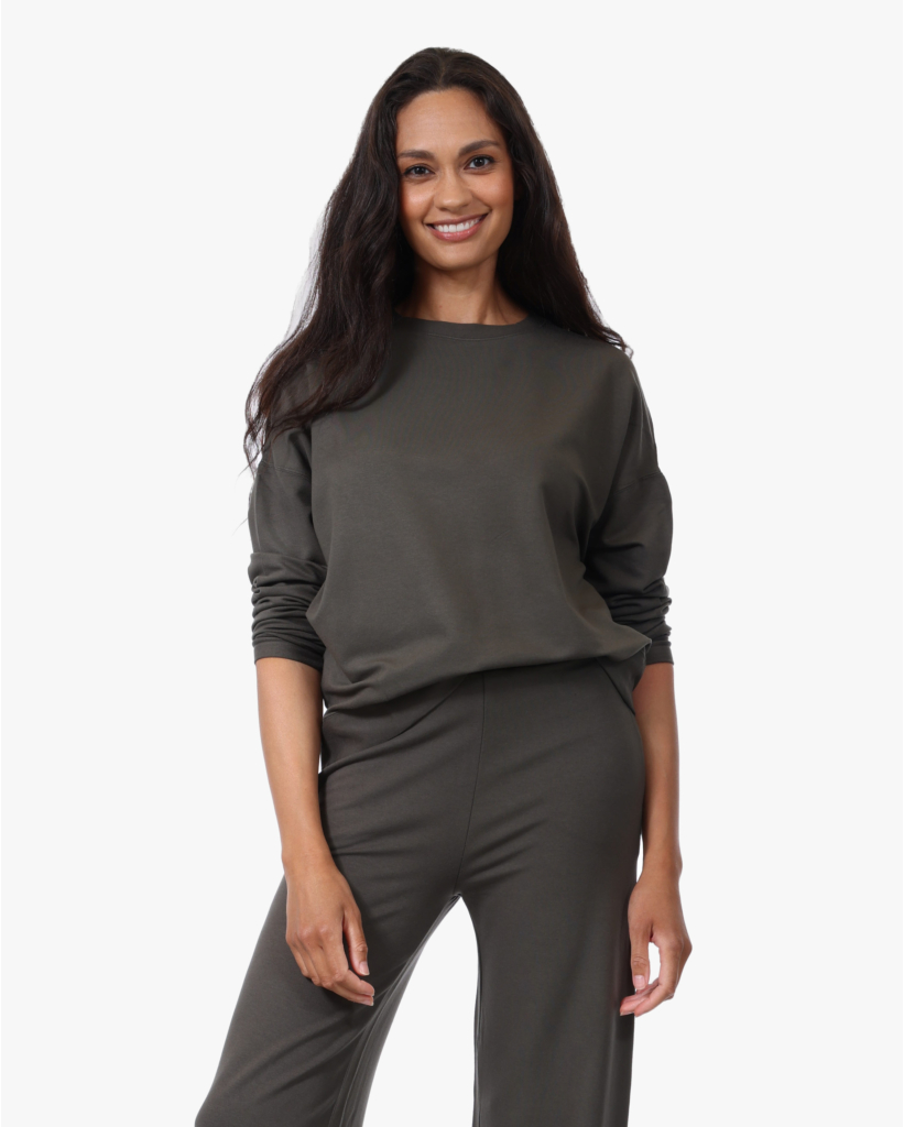 Soft Touch Sweater Volcanic Rock