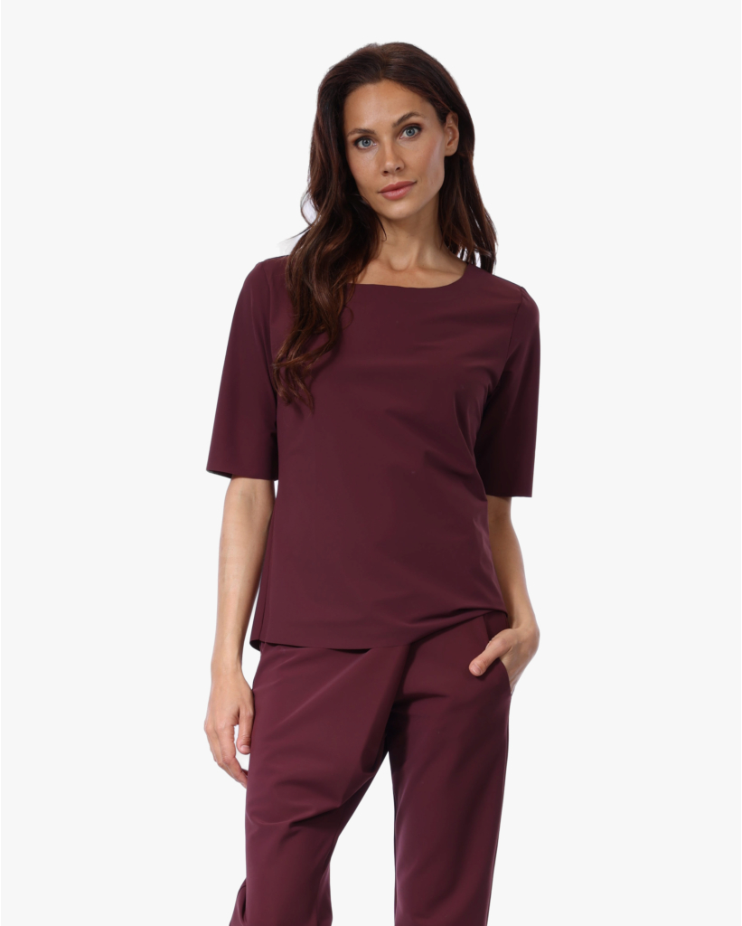 Fukiko Travel Tee Merlot