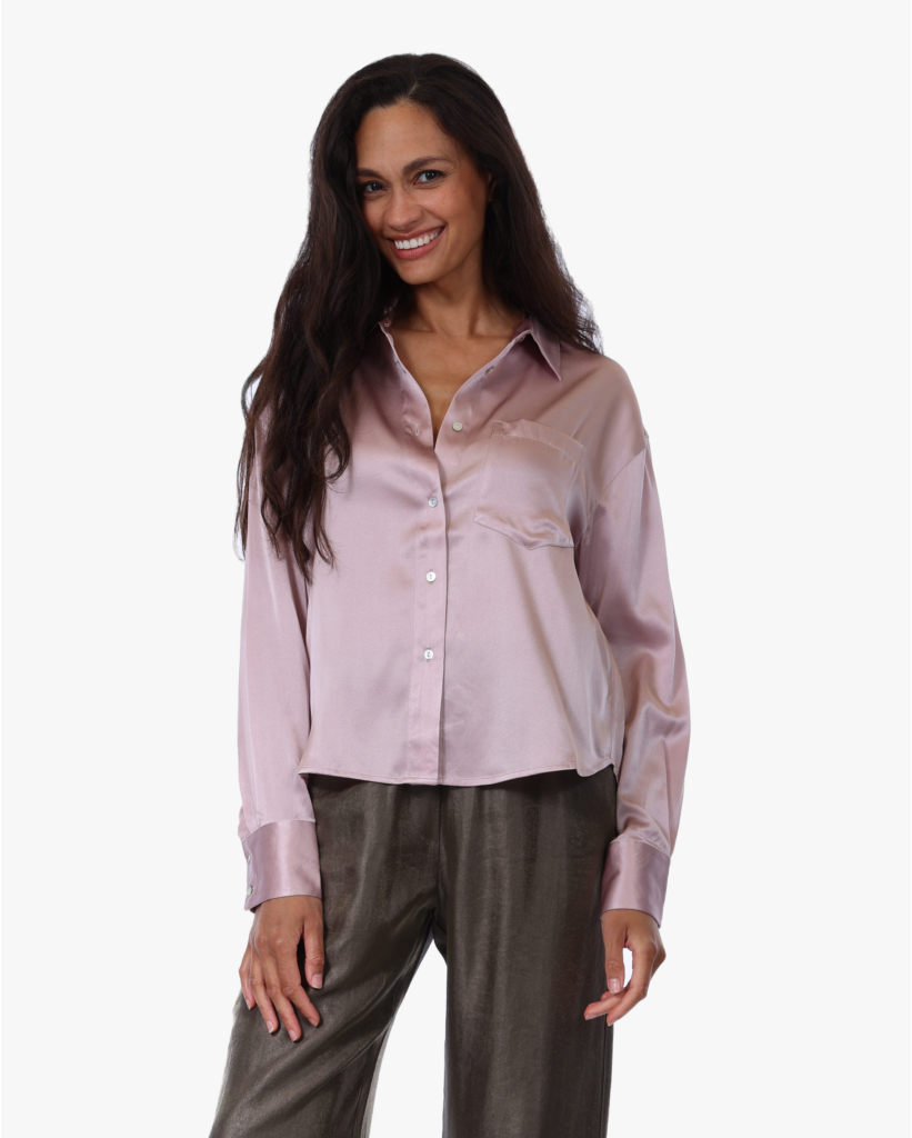 Zijdeblend Blouse Powder Rose