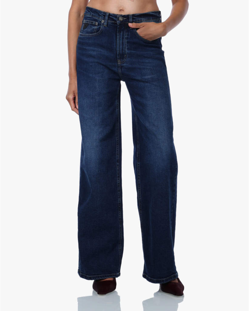 Skater Loose Wide Leg Jeans Night Stone L32