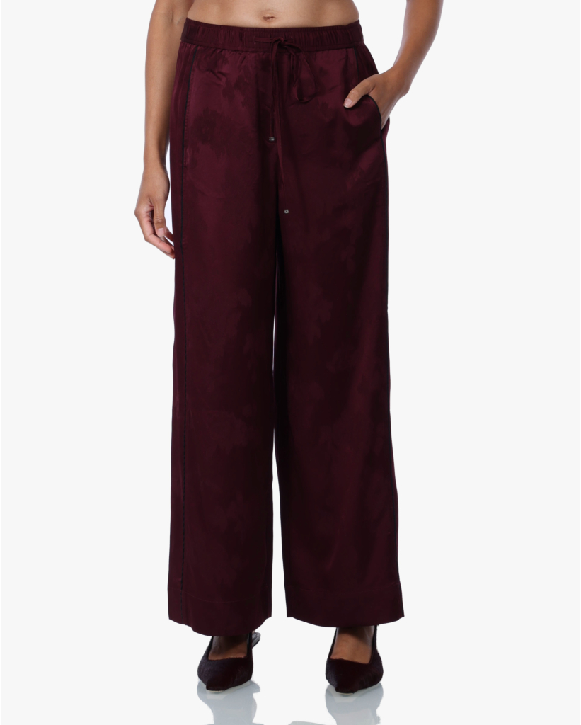 Zijde Pull-on Broek met Print