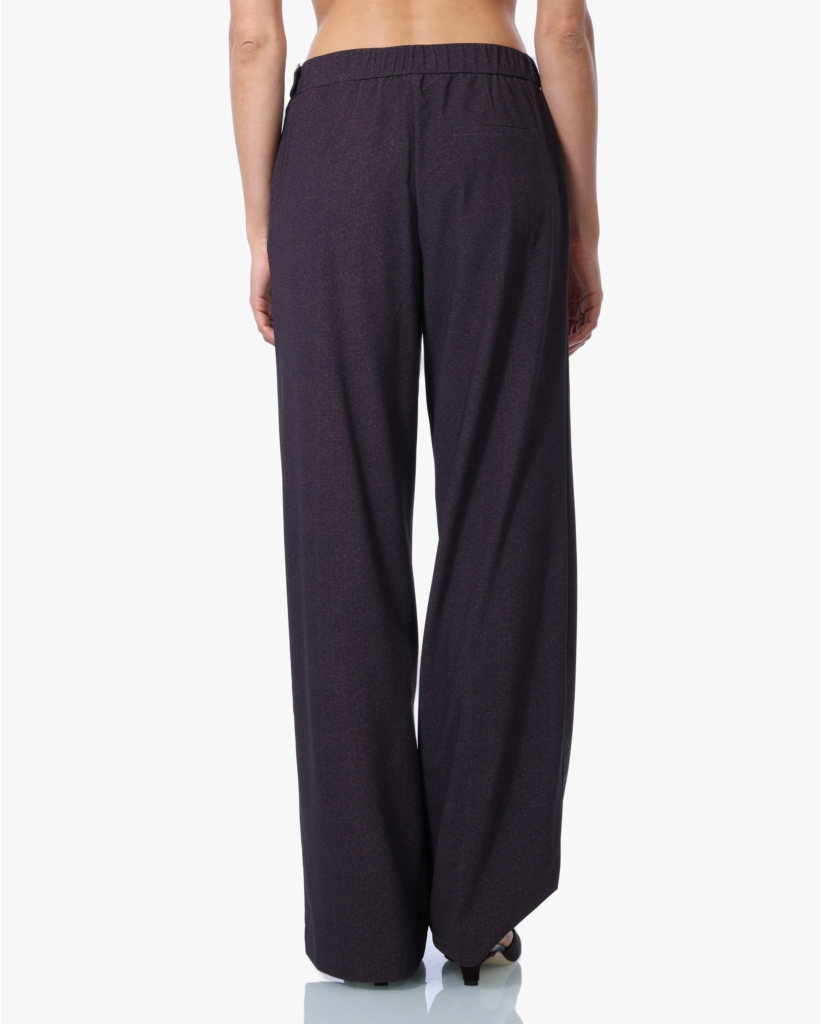 Wary Pique Travel Pant Merlot Blend Structure