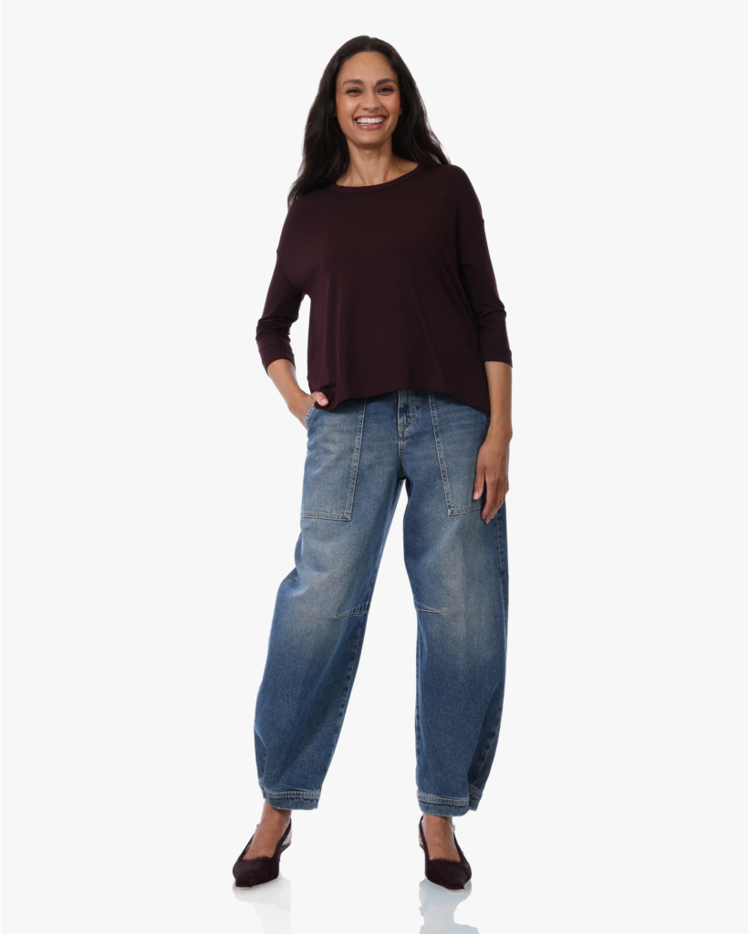 Superwashed Longsleeve Aubergine