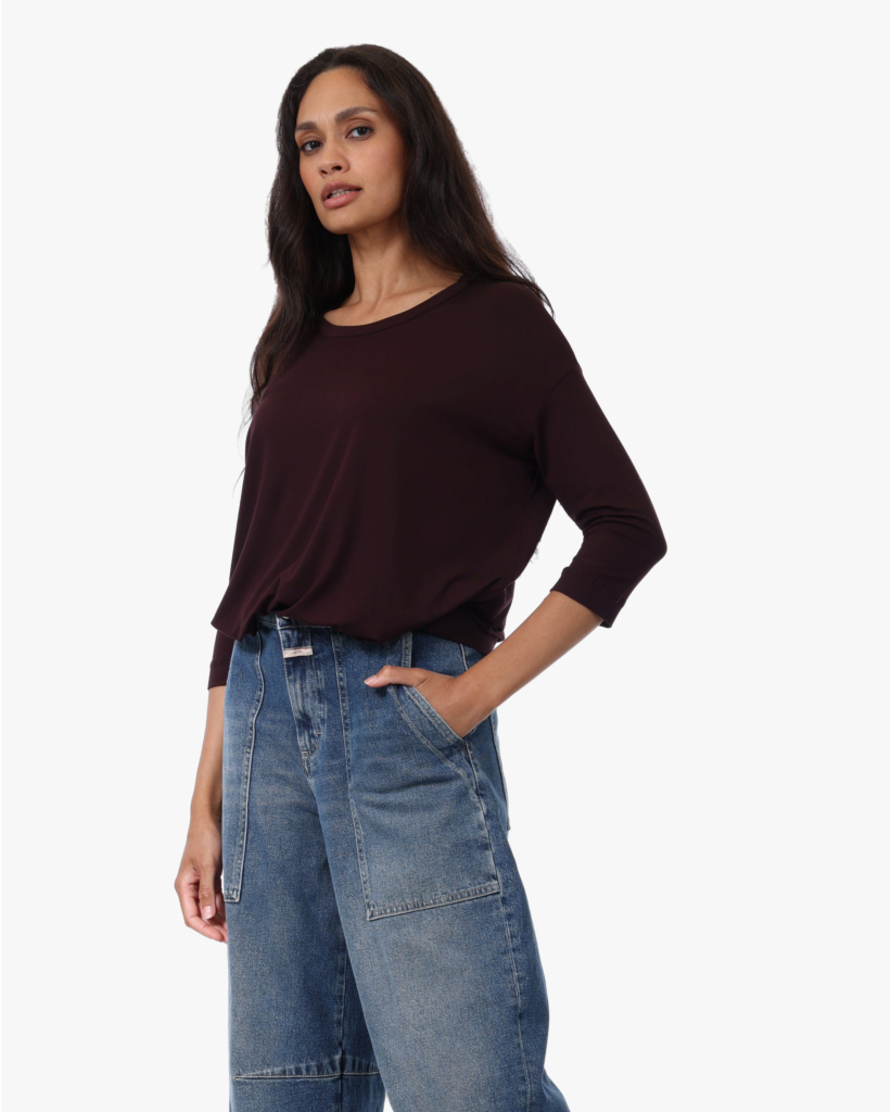 Superwashed Longsleeve Aubergine