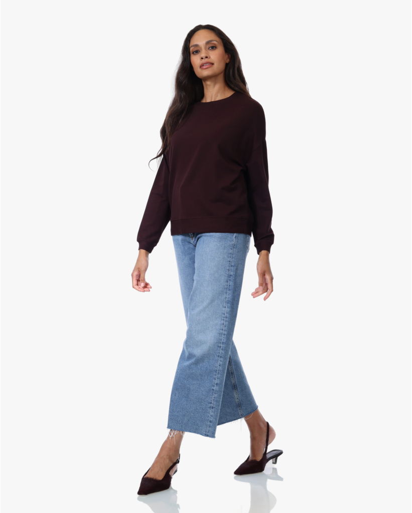 Soft Touch Sweater Aubergine