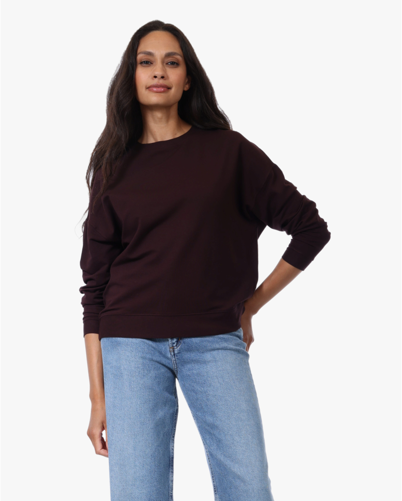 Soft Touch Sweater Aubergine