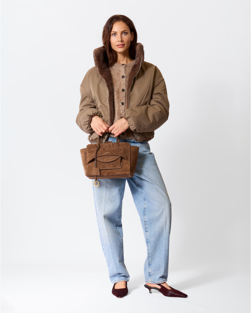 Brushed Cashmere Vest Wheat