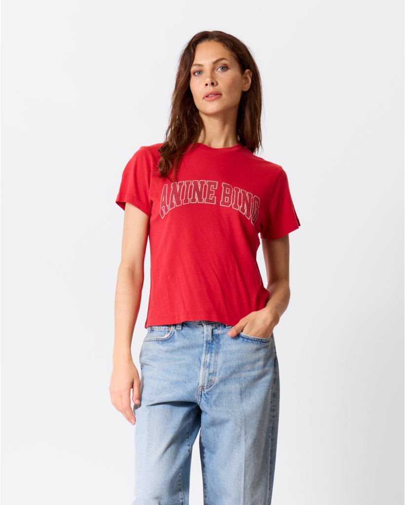 Shelley Logo Tee Tango Red