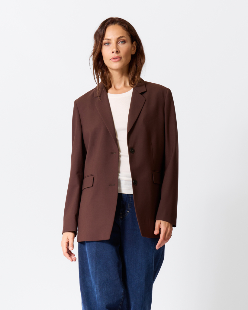 Lola Classic Blazer Mahogany Brown