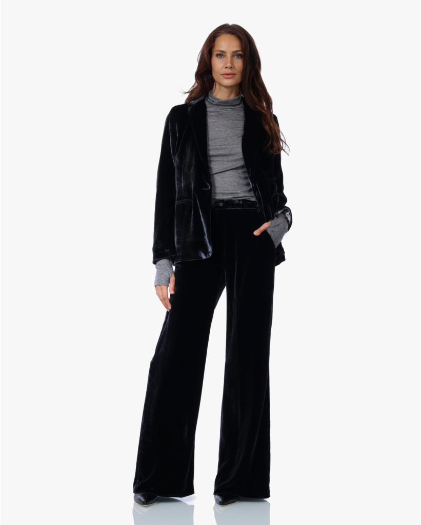 Talmio Gemêleerde Turtleneck Grijs