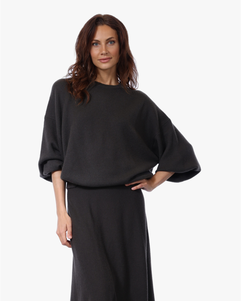 Veira Cashmere Pullover Dark Fern