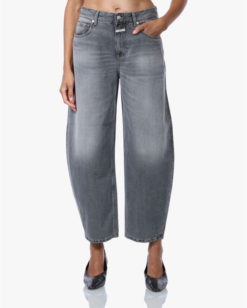 Jazzie Barrel Jeans Grijs L32