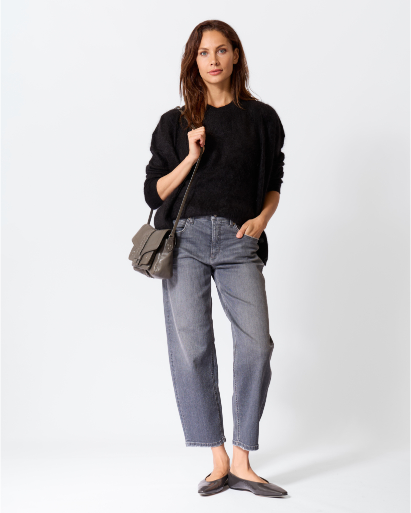 Debora Cashmere V-hals Vest Zwart