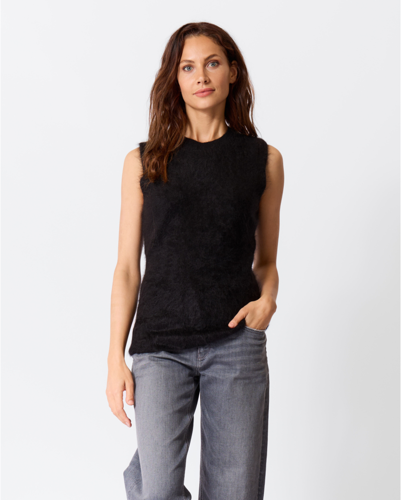 Madeleine Cashmere Spencer Zwart