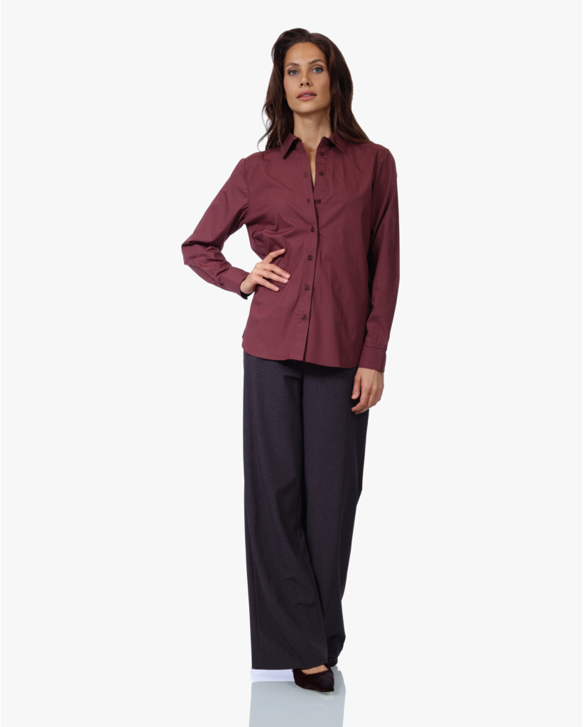 Noutria Katoenen Blouse Merlot