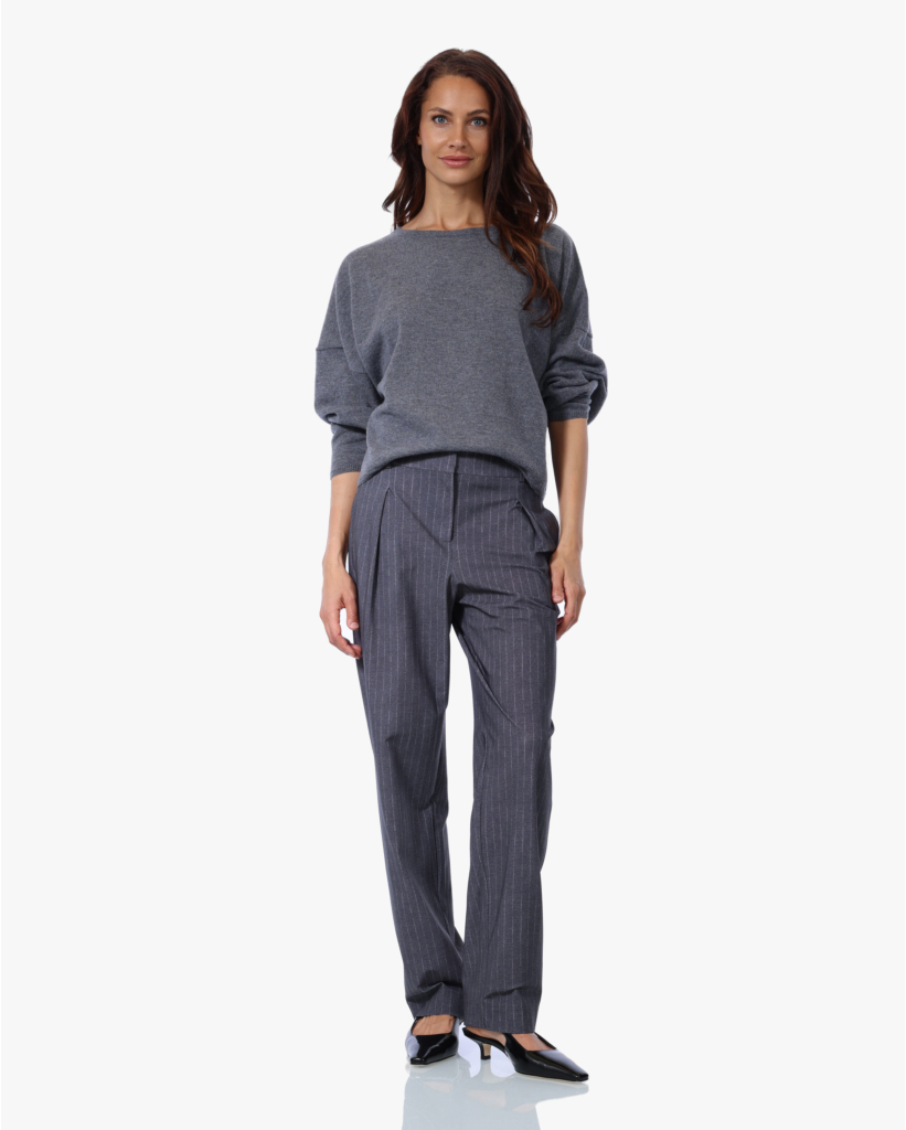 Wol/Kasjmierblend Knit Steel