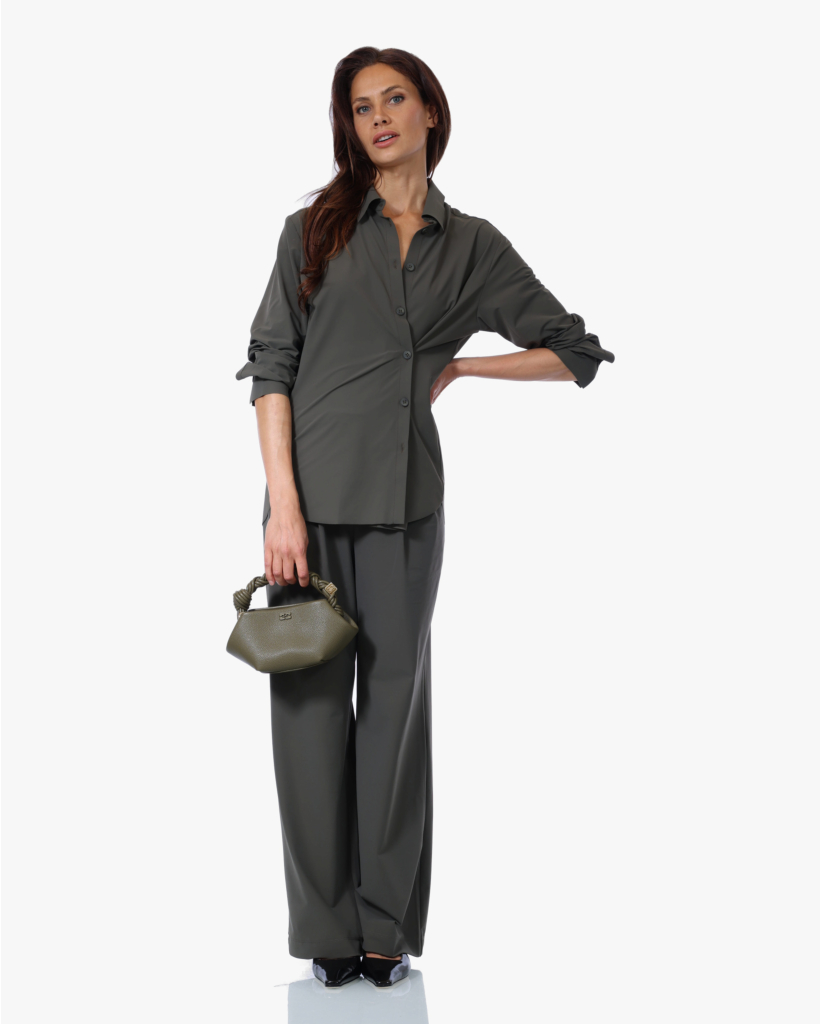 Rikuna Travel Blouse Olive Night