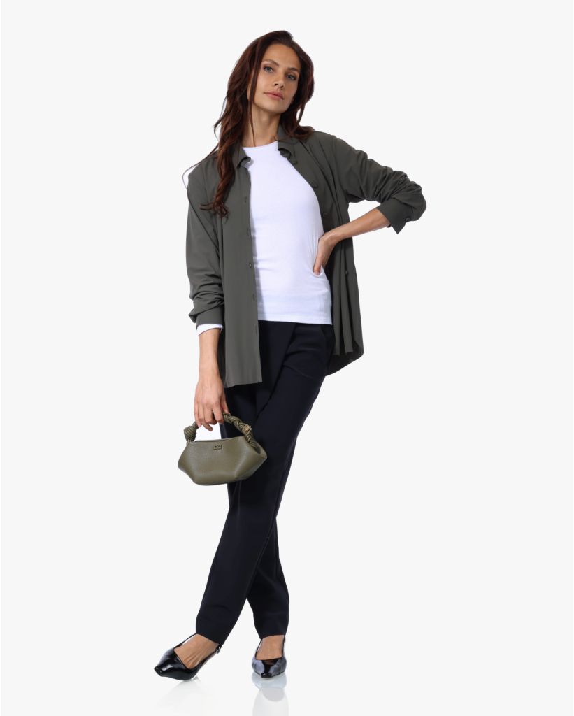 Rib Longsleeve Blanc