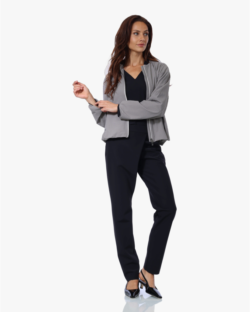 Miry Travel V-hals Tee Diepzwart