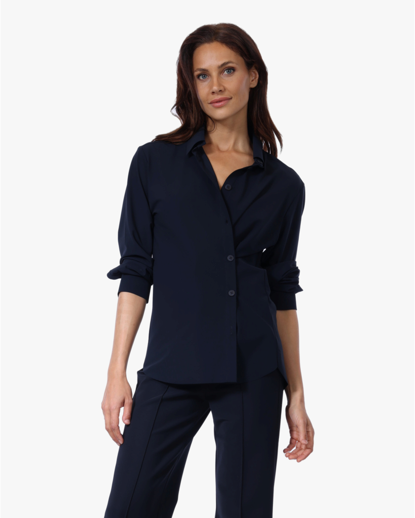 Rikuna Travel Blouse Zwartblauw