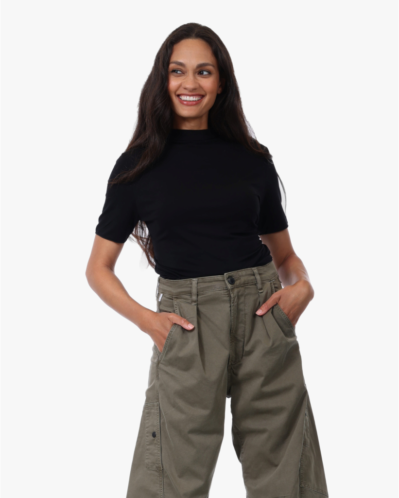 Superwashed Stretch T-shirt Noir