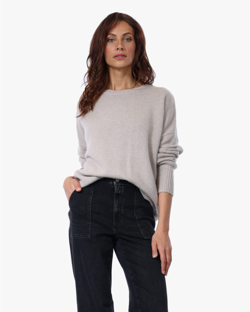 Mila Cashmere Trui Sand