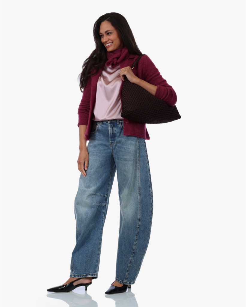 Aliana Super Balloon Jeans Double Stone L32