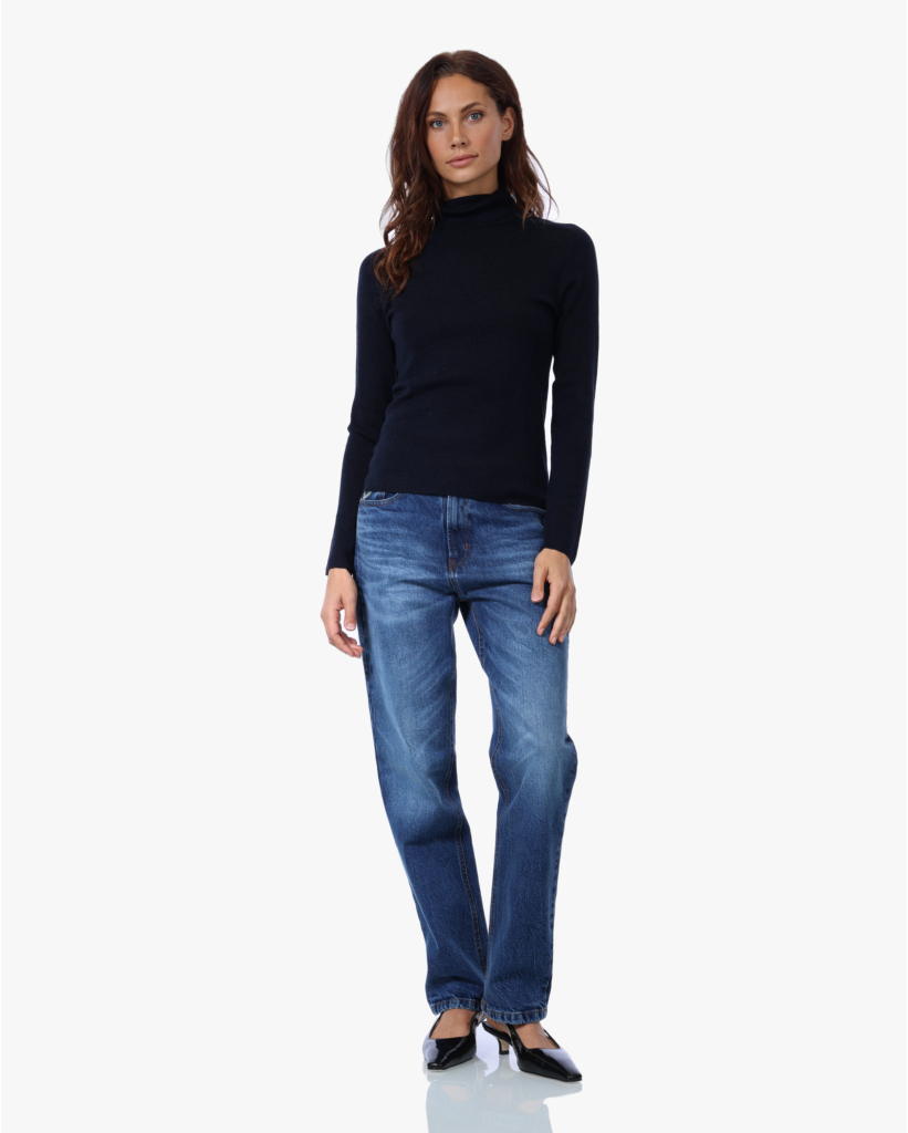 Wollen Turtleneck Dark Saphire