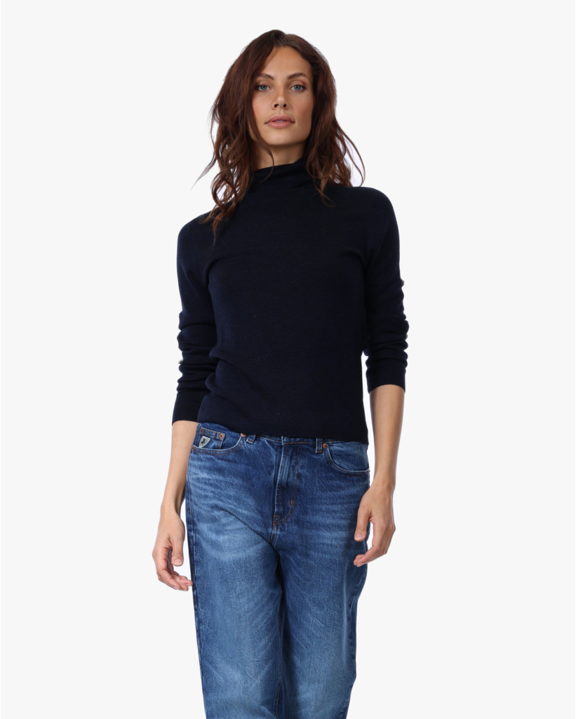 Wollen Turtleneck Dark Saphire