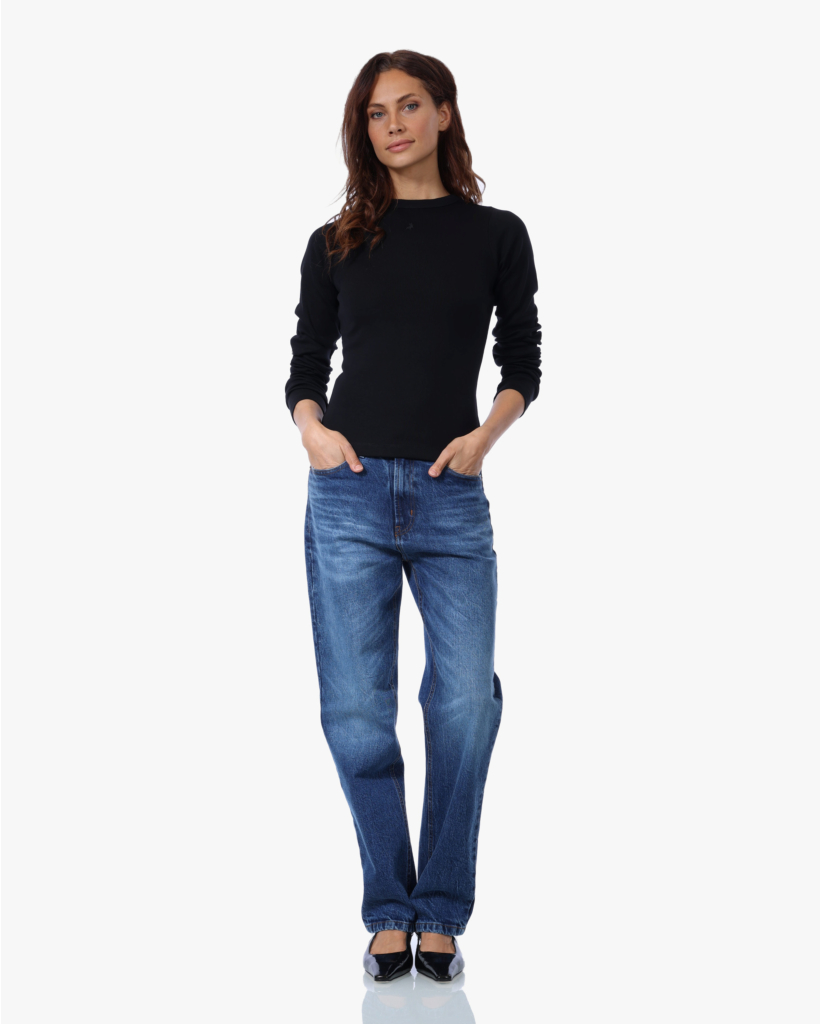 Lauren Longsleeve met Logo Zwart