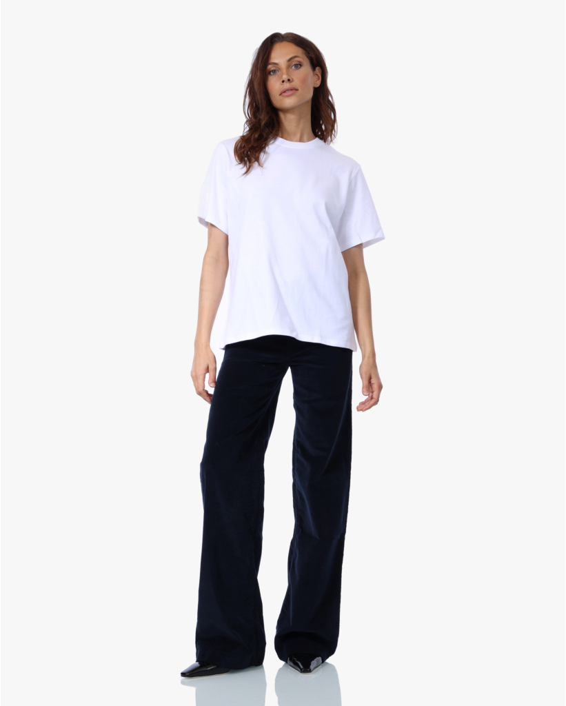 Soft Touch Boxy T-shirt Wit