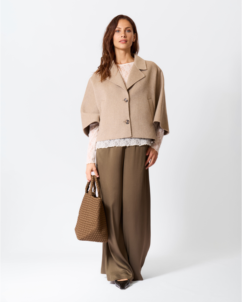 Tweezer Satijnen Pantalon Military Green