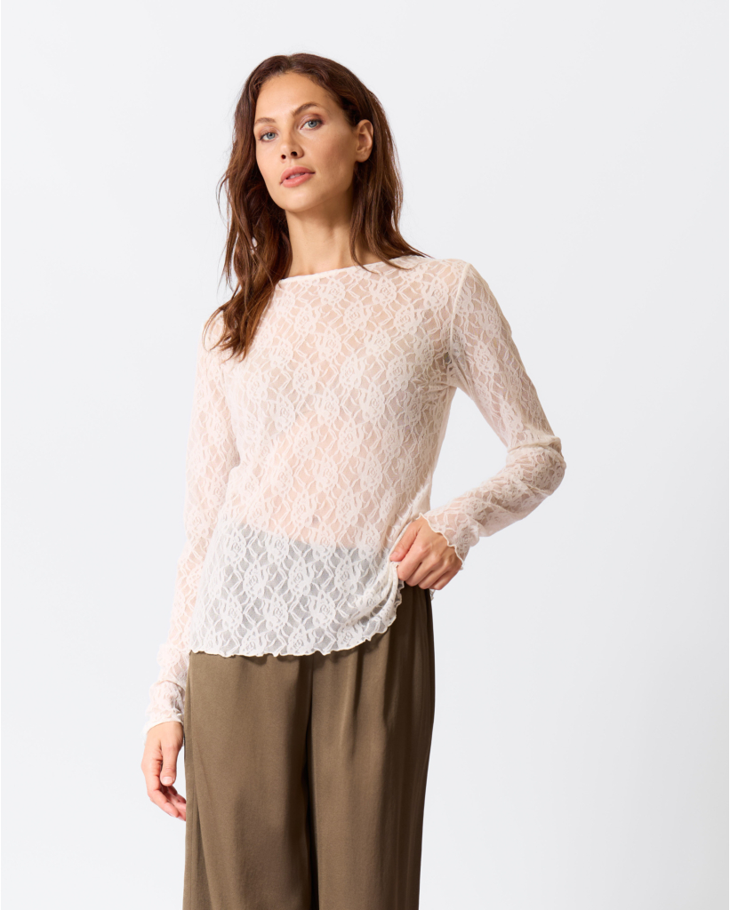 Kanten Longsleeve Ivory