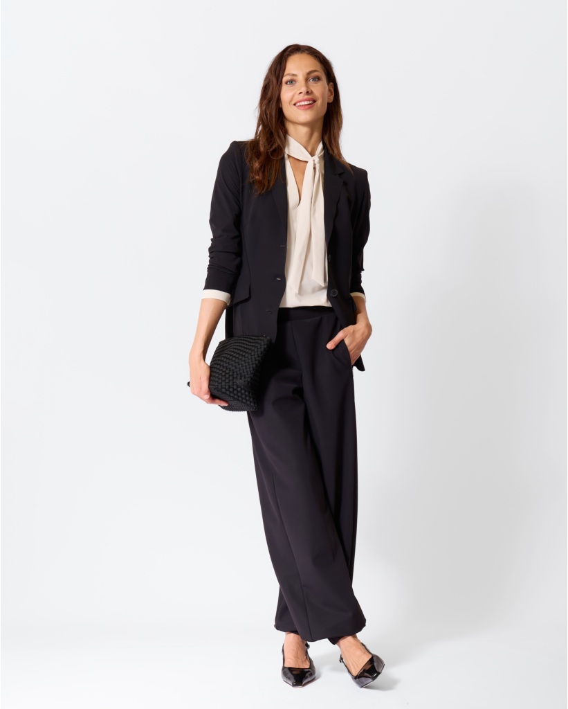 Danno Travel Jersey Blazer Diepzwart