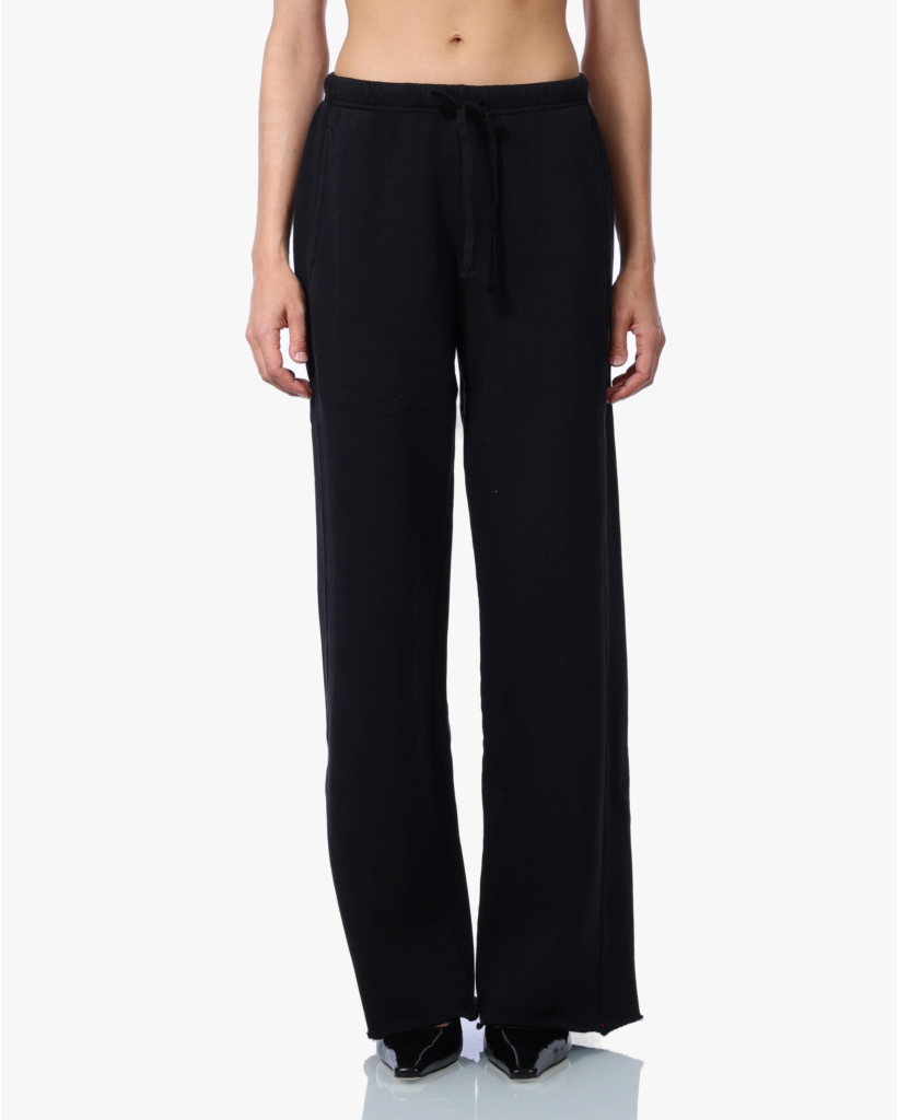 Wide Leg Sweatpant Zwart