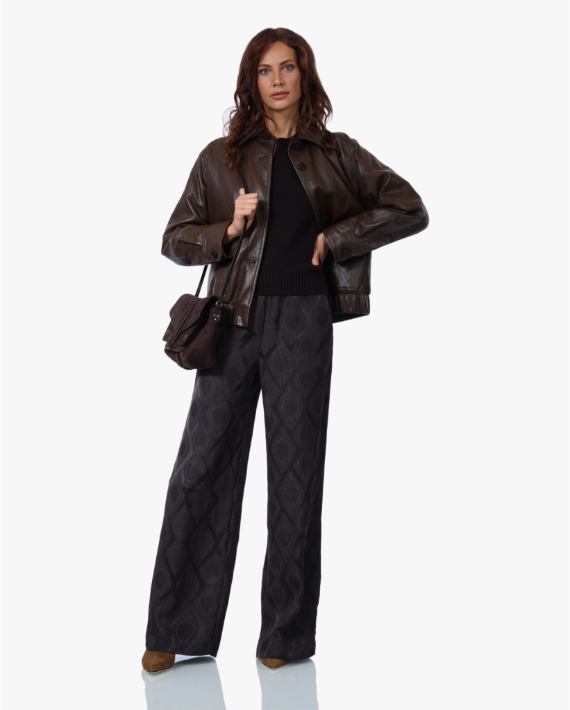 Mable Cashmere Classic Knit Dark Oak