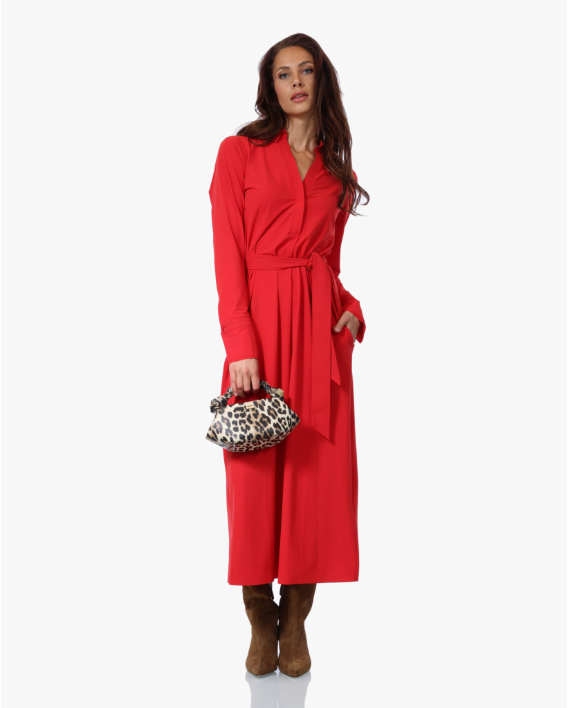 Rasy Travel Maxi Jurk Spicy Red