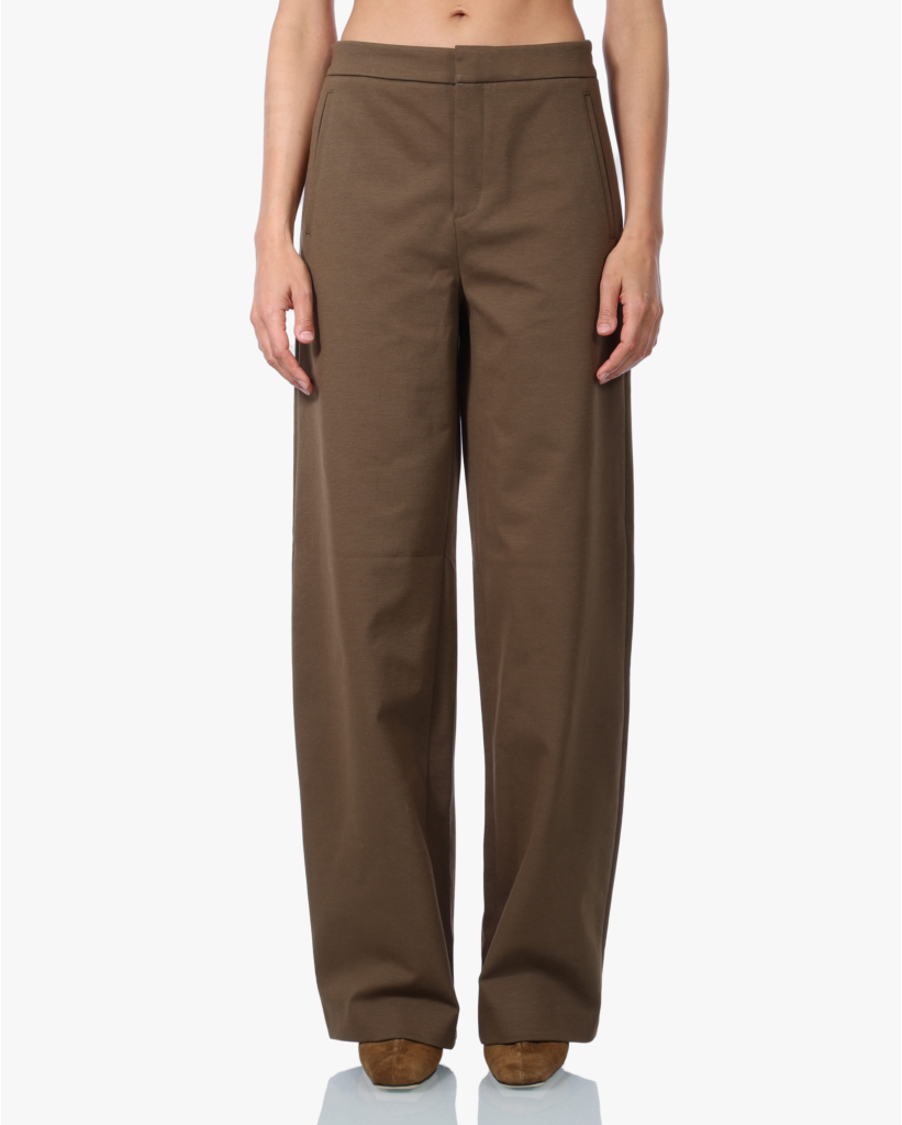 Fae Interlock Jersey Pantalon Military Green