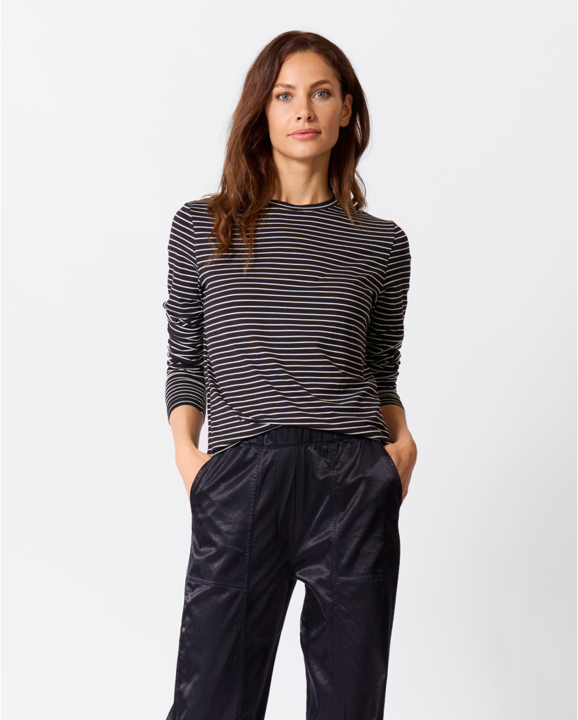 Striped Longsleeve Dark Saphire