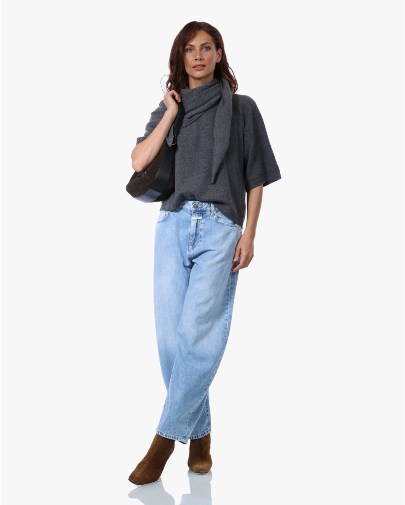Jazzie Barrel Jeans Blauw L32