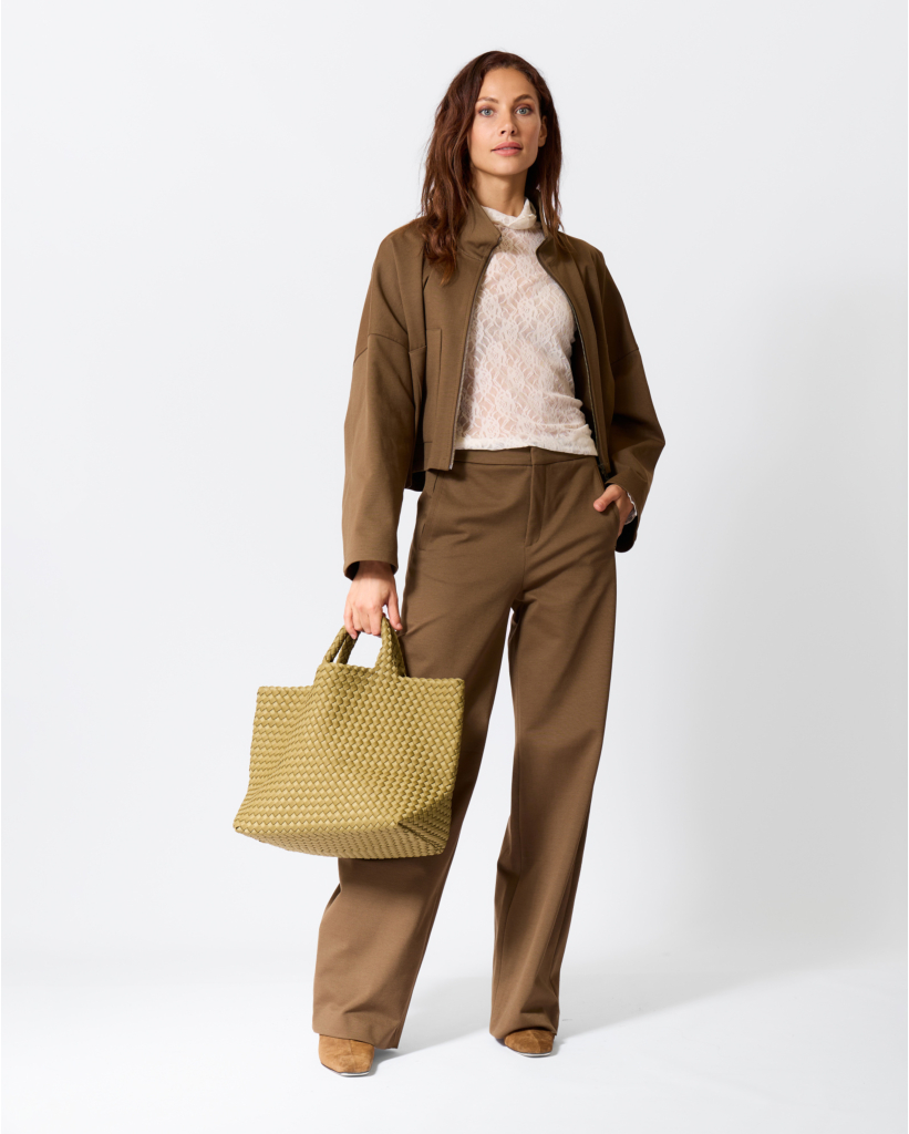 Kanten Longsleeve met Col Ivory