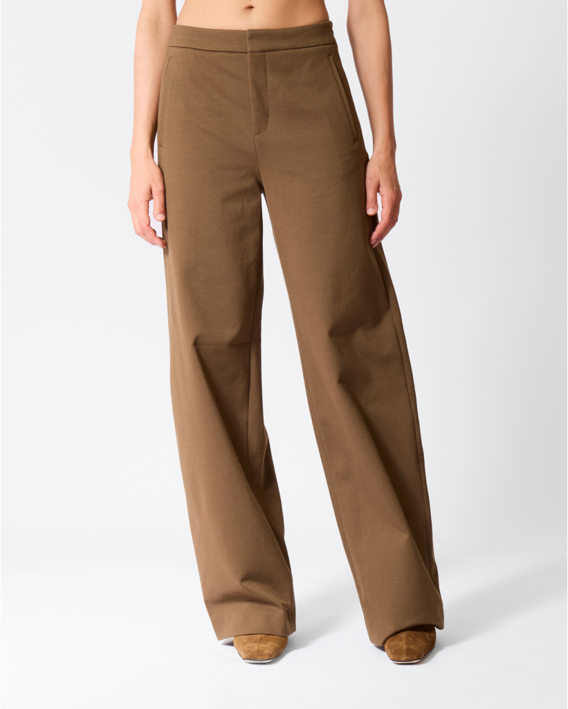Fae Interlock Jersey Pantalon Military Green