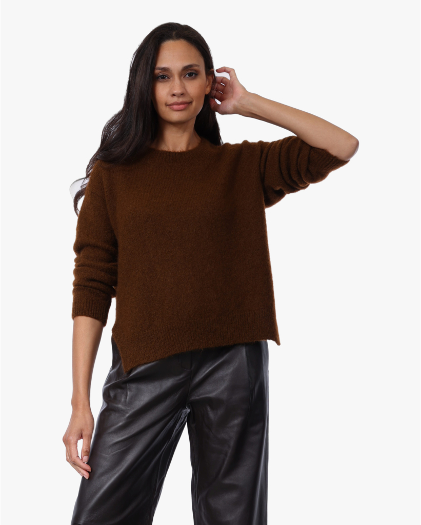Mohairblend Sweater Gianduia