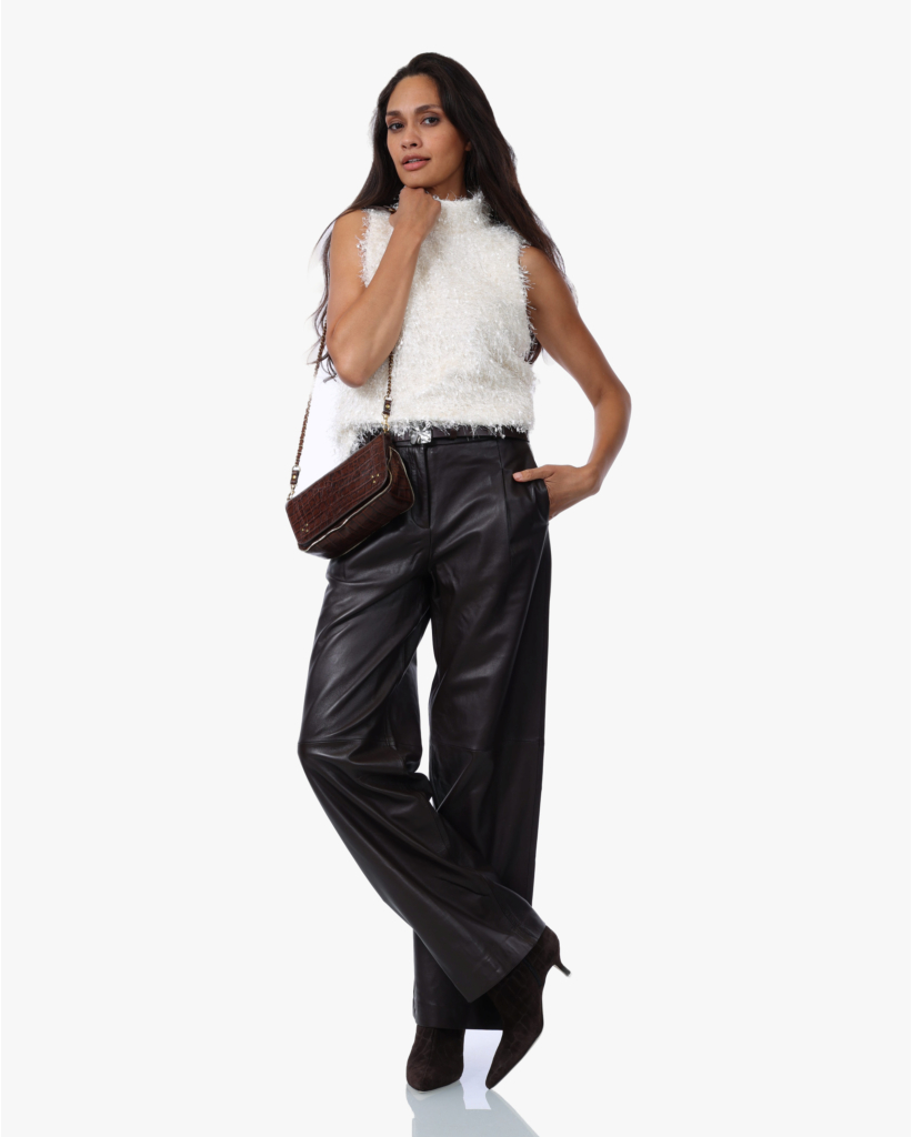 Halira Fringe Top Off White